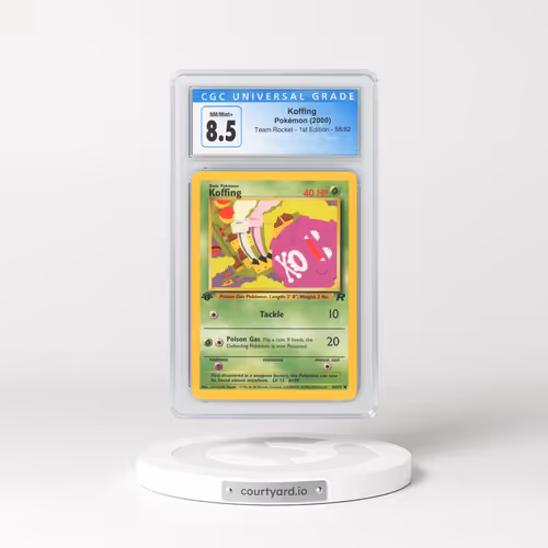 2000 Team Rocket #58 Koffing - 1st Edition (CGC 8.5 NM-MT+)
