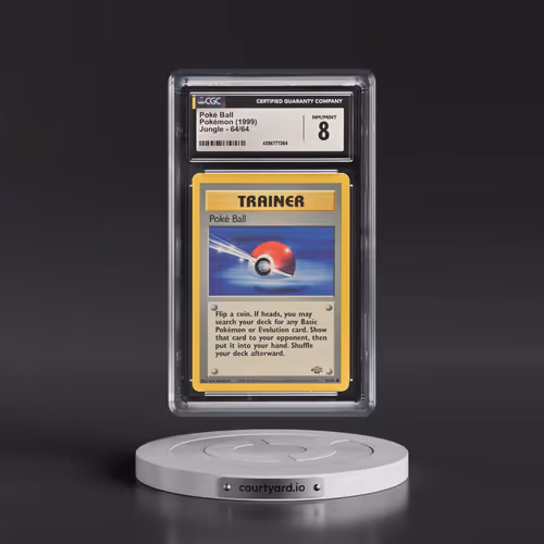 1999 Jungle #64/64 Poké Ball (CGC 8 NM-MT)
