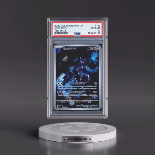2023 Pokémon Sv2a-Pokemon 151 #183 Mewtwo - Art Rare (PSA 10 GEM MINT) - Photo