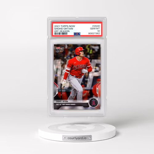 2021 Topps Now Off-Season #OS40 Shohei Ohtani (PSA 10 GEM MINT)