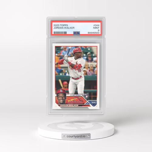 2023 Topps #344 Jordan Walker (PSA 9 MINT)