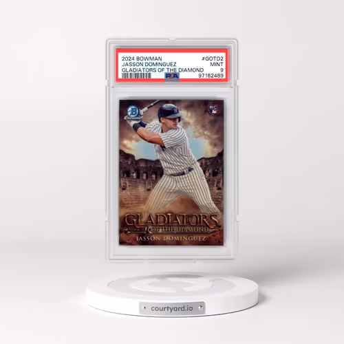 2024 Bowman Gladiators of the Diamond #GOTD2 Jasson Dominguez (PSA 9 MINT)