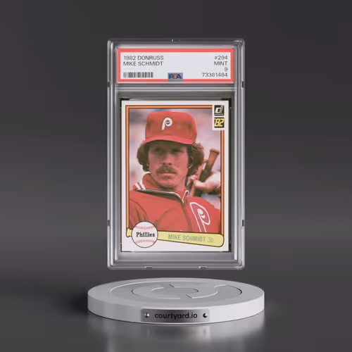 1982 Donruss #294 Mike Schmidt (PSA 9 MINT)