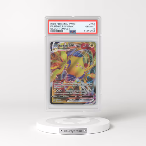 2022 Silver Tempest #58 Regieleki VMAX - Full Art Holo (PSA 10 GEM MINT)