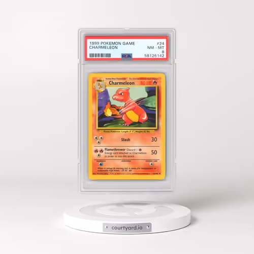 1999 Pokémon Game #24 Charmeleon (PSA 8 NM-MT)