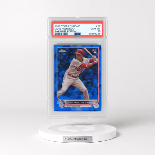 2022 Topps Chrome Sapphire Edition #58 Lars Nootbaar (PSA 10 GEM MINT)