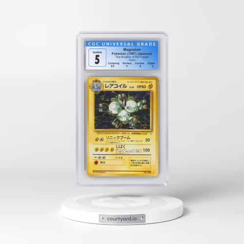 1997 The Mystery of the Fossils #82 Magneton - Holo (CGC 5 EX)