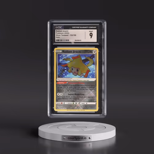2022 Silver Tempest #120/195 Radiant Jirachi - Holo (CGC 9 MINT)