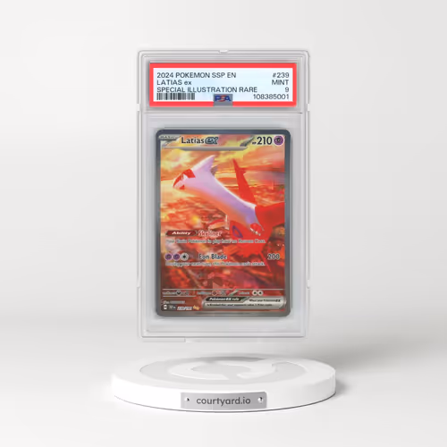 2024 Pokémon Ssp EN-Surging Sparks #239 Latias EX - Holo Special Illustration Rare (PSA 9 MINT)