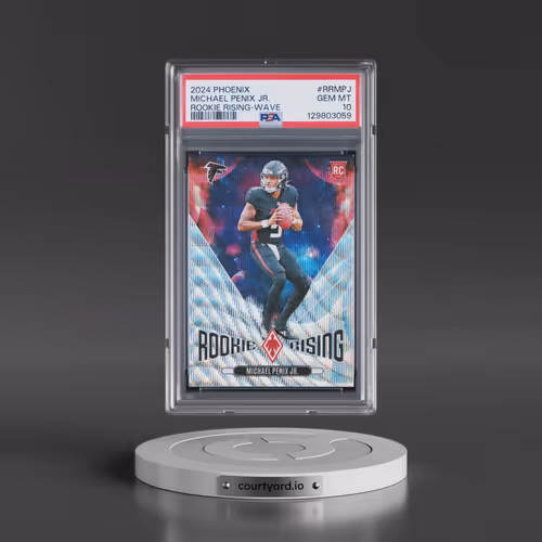 2024 Panini Phoenix Rookie Rising #RRMPJ Michael Penix Jr. - Wave (PSA 10 GEM MINT)