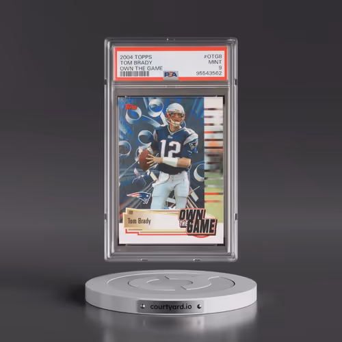 2004 Topps Own the Game #OTG8 Tom Brady (PSA 9 MINT)