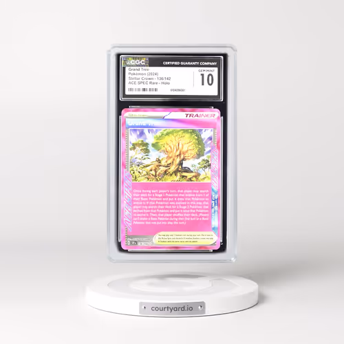 2024 Pokémon Scr EN-Stellar Crown #136 Grand Tree (CGC 10 GEM MINT)