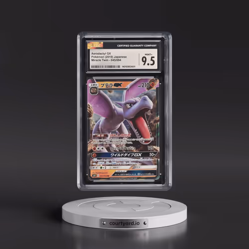 2019 Miracle Twin #045/094 Aerodactyl GX - Holo (CGC 9.5 MINT+)