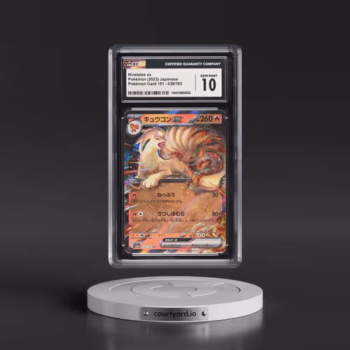 2023 Pokémon Card 151 #038/165 Ninetales ex - Holo (CGC 10 GEM MINT)