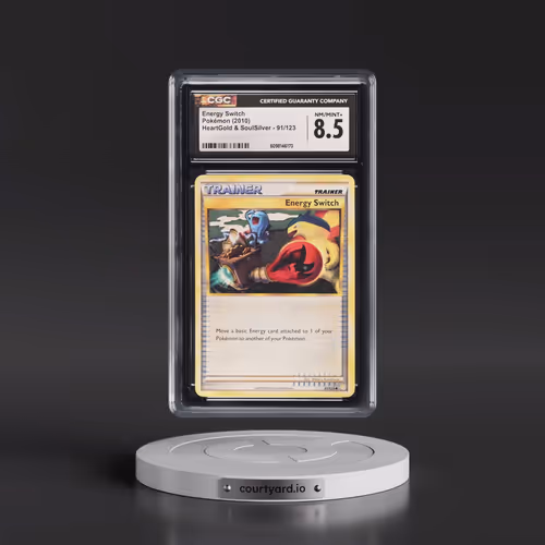 2010 HeartGold & SoulSilver #91/123 Energy Switch (CGC 8.5 NM-MT+)