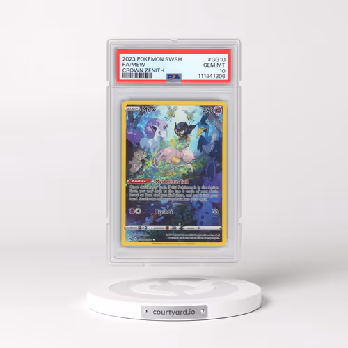 2023 Pokémon Sword and Shield Crown Zenith #GG10 Mew - Full Art (PSA 10 GEM MINT)