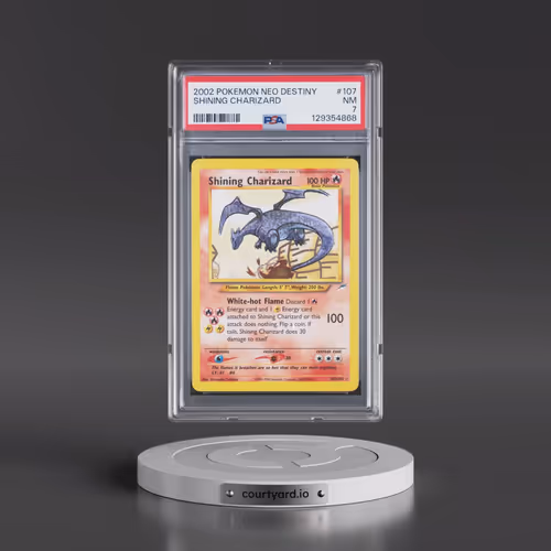 2002 Pokémon Neo Destiny #107 Shining Charizard - Holo (PSA 7 NM)