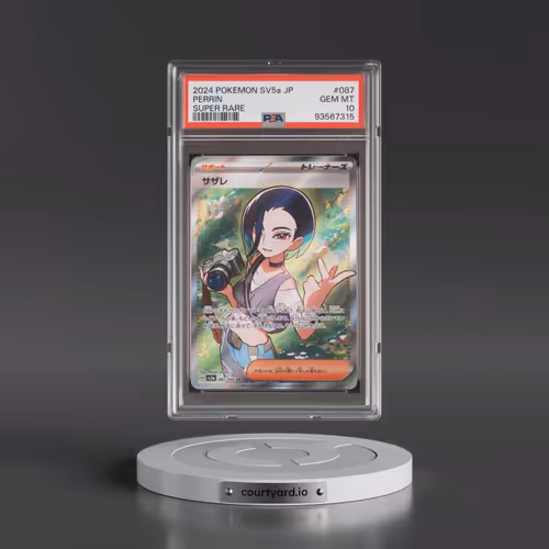 2024 Pokémon Sv5a-Crimson Haze #087 Perrin - Super Rare (PSA 10 GEM MINT)