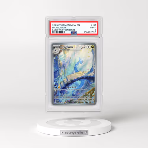 2023 Pokémon Mew EN-151 #181 Dragonair - Illustration Rare (PSA 9 MINT)