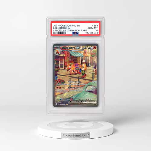 2023 Pokémon Pal EN-Paldea Evolved #258 Skeledirge EX - Holo Special Illustration Rare (PSA 10 GEM MINT)