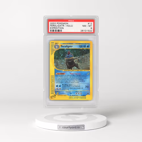 2002 Pokémon Expedition #12 Feraligatr - Holo (PSA 8 NM-MT)