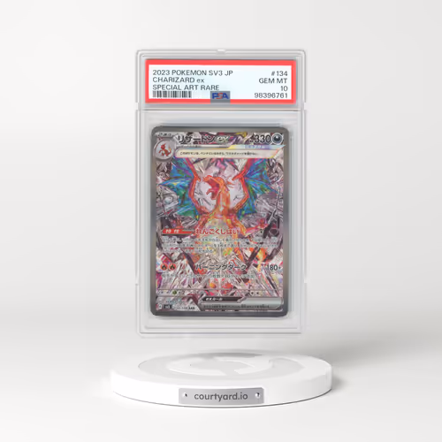 2023 Pokémon SV3-Ruler of the Black Flame #134 Charizard EX - Holo Special Art Rare (PSA 10 GEM MINT)