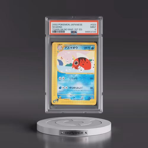 2002 Pokémon the Town on No Map #023 Seaking - 1st Edition (PSA 9 MINT)