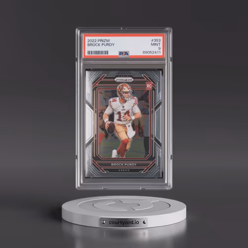 2022 Panini Prizm #353 Brock Purdy (PSA 9 MINT)