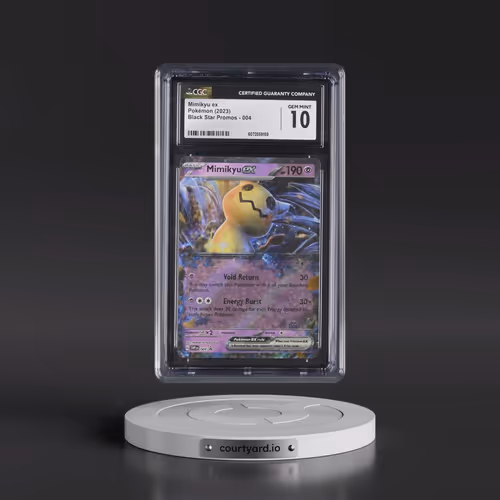 2023 Pokémon Svp EN-SV Black Star Promo #004 Mimikyu EX - Holo Mimikyu EX Sealed Product Promo (CGC