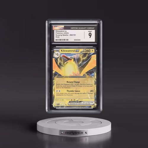 2024 Surging Sparks - SSP EN #068/191 Kilowattrel ex - Holo (CGC 9 MINT)