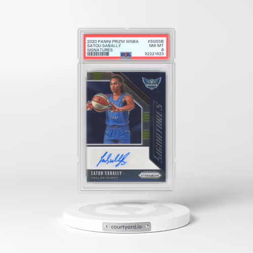 2020 Panini Prizm WNBA Signatures #SGSSB Satou Sabally (PSA 8 NM-MT)