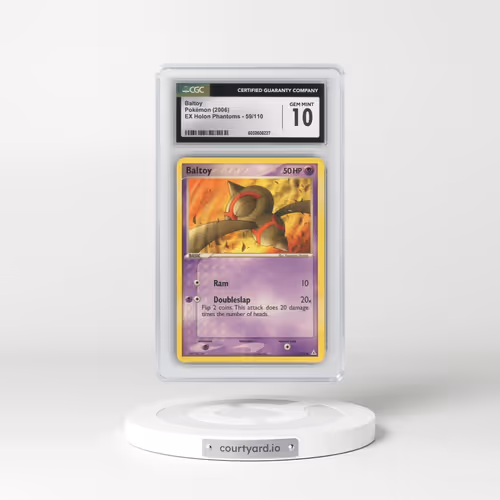2006 EX Holon Phantoms #59/110 Baltoy (CGC 10 GEM MINT)