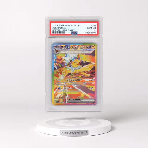 2024 Pokémon Sv8a-Terastal Fest EX #209 Jolteon EX - Holo Special Art Rare (PSA 10 GEM MINT)