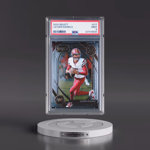2024 Panini Select #217 Jayden Daniels (PSA 9 MINT)