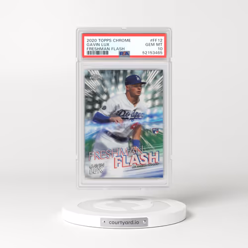 2020 Topps Chrome Freshman Flash #FF12 Gavin Lux (PSA 10 GEM MINT)