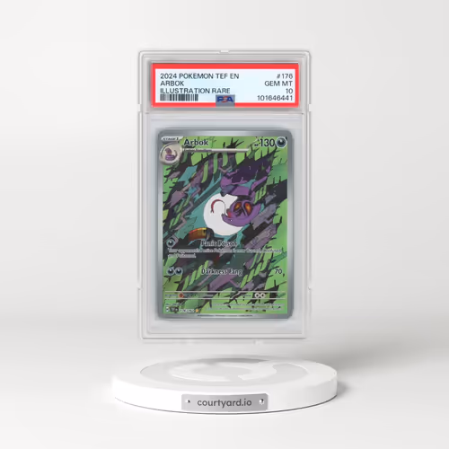 2024 Pokémon Tef EN-Temporal Forces #176 Arbok - Illustration Rare (PSA 10 GEM MINT)