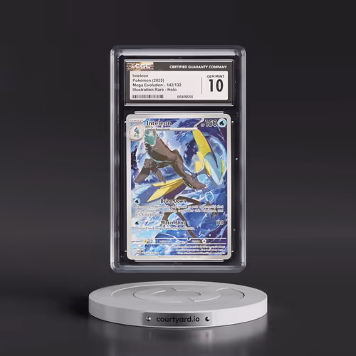 2025 Mega Evolution - MEG EN #142/132 Inteleon - Illustration Rare Holo (CGC 10 GEM MINT)