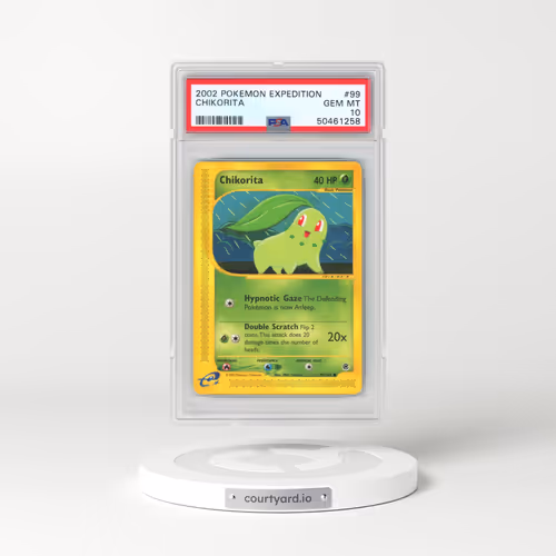 2002 Pokémon Expedition #99 Chikorita (PSA 10 GEM MINT)