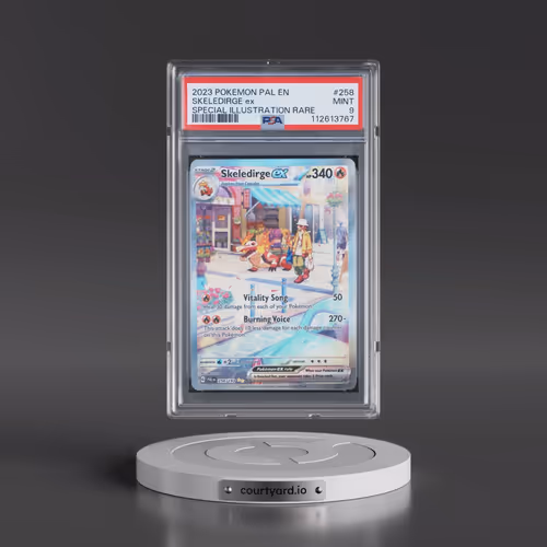 2023 Pokémon Pal EN-Paldea Evolved #258 Skeledirge EX - Holo Special Illustration Rare (PSA 9 MINT)