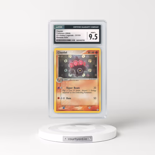 2004 EX Hidden Legends #31 Claydol - Holo (CGC 9.5 MINT+)