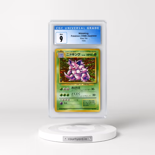1996 Base Set #34 Nidoking - Holo (CGC 9 MINT)