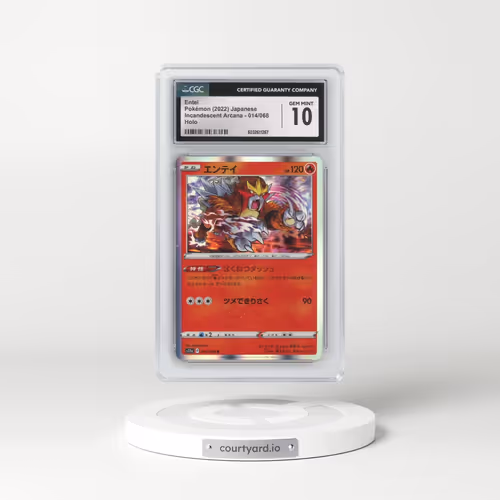 2022 Incandescent Arcana #014/068 Entei - Holo (CGC 10 GEM MINT)