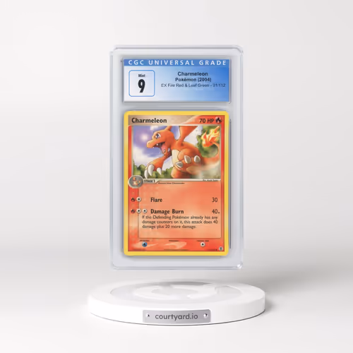 2004 EX Fire Red & Leaf Green #31/112 Charmeleon (CGC 9 MINT)