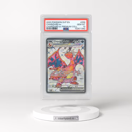 2023 Pokémon Svp EN-SV Black Star Promo #056 Charizard EX - Holo Charizard EX Premium Collection (PSA 10 GEM MINT)