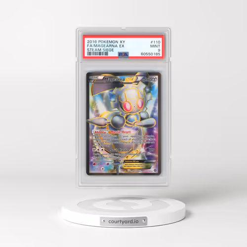 2016 Pokémon XY Steam Siege #110 Magearna EX - Holo Full Art (PSA 9 MINT)