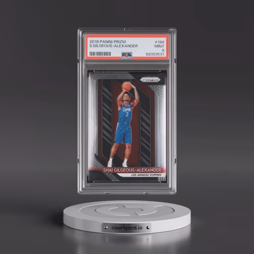 2018 Panini Prizm #184 Shai Gilgeous-Alexander (PSA 9 MINT)