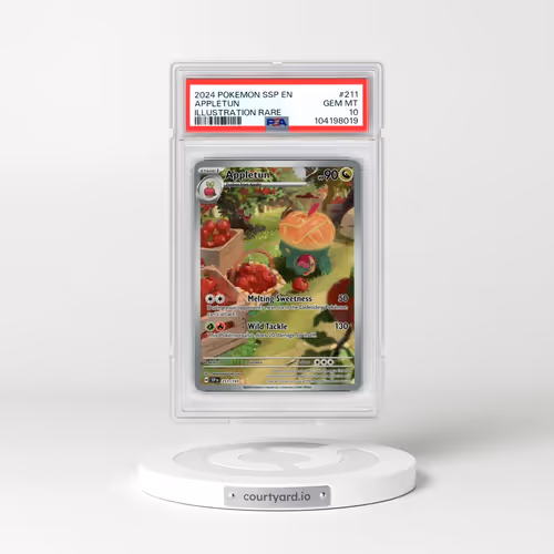 2024 Pokémon Ssp EN-Surging Sparks #211 Appletun - Illustration Rare (PSA 10 GEM MINT)