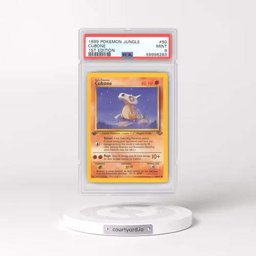 1999 Jungle #50 Cubone - 1st Edition (PSA 9 MINT)