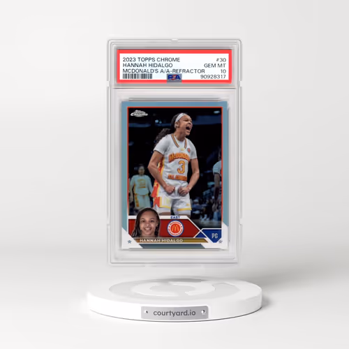2023 Topps Chrome Mcdonald's All-American #30 Hannah Hidalgo - Refractor (PSA 10 GEM MINT)