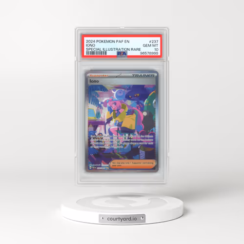 2024 Pokémon Paf EN-Paldean Fates #237 Iono - Special Illustration Rare (PSA 10 GEM MINT)